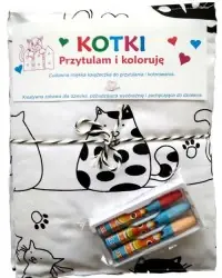 Kotki. Przytulam i koloruję Tani