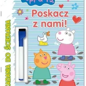 Wyprzedaż POSKACZ Z NAMI. ZADANIA DO ŚCIERANIA. ŚWINKA PEPPA