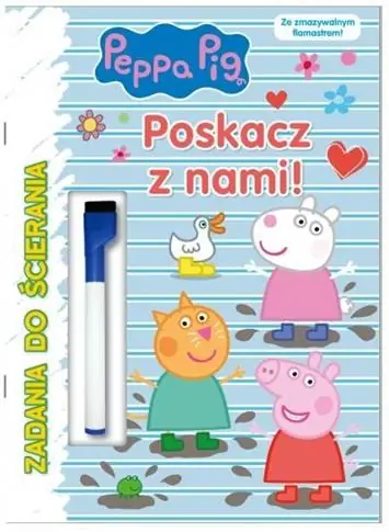 Wyprzedaż POSKACZ Z NAMI. ZADANIA DO ŚCIERANIA. ŚWINKA PEPPA
