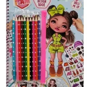 KREATYWNY ZESTAW FASHION DESIGN BOOK MONA Sprawdź teraz