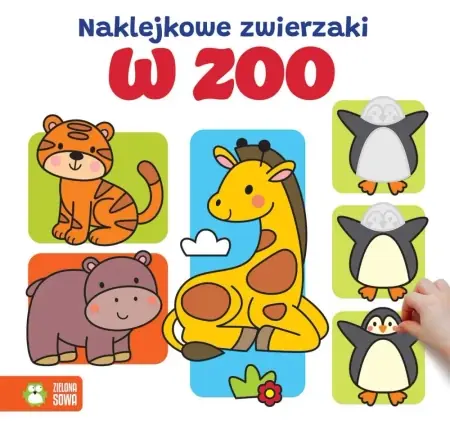 Naklejkowe zwierzaki. W zoo - Natalia Berlik Wysoka jakość